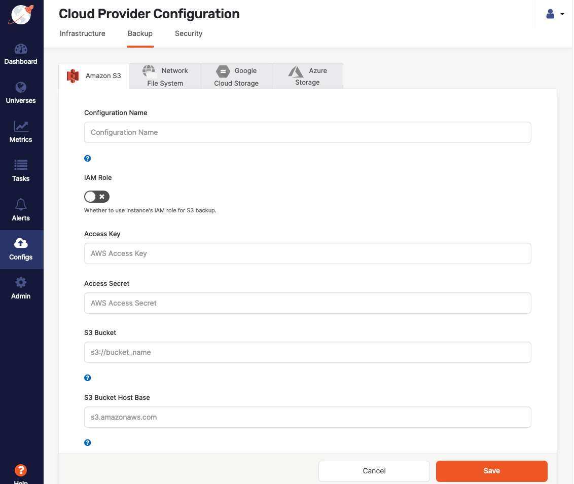 AWS Backup Configuration